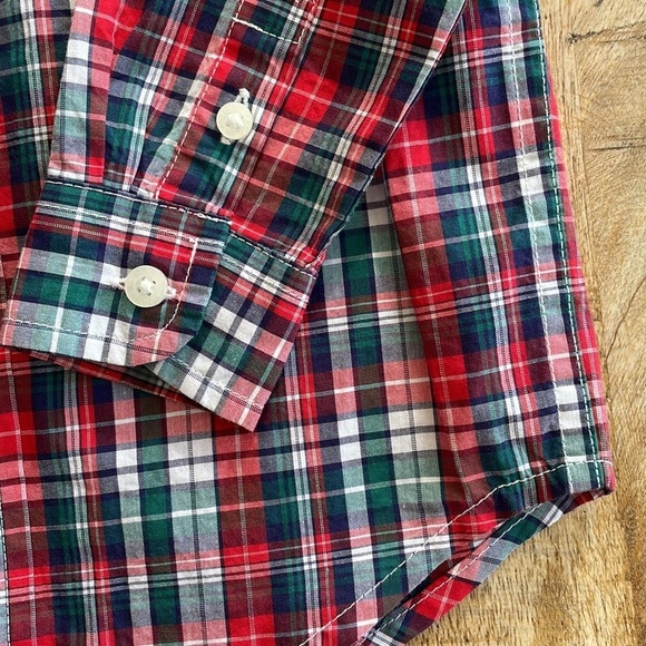 NWOT Janie and Jack boys holiday shirt size 12-18m - Picture 3 of 4